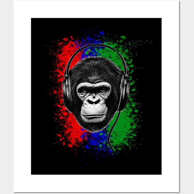 Chimp Wall Art by Jason DeWitt